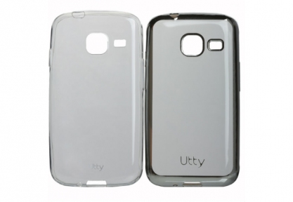 Utty Thin+Elect Clear/Silver для Samsung J1 mini J105
